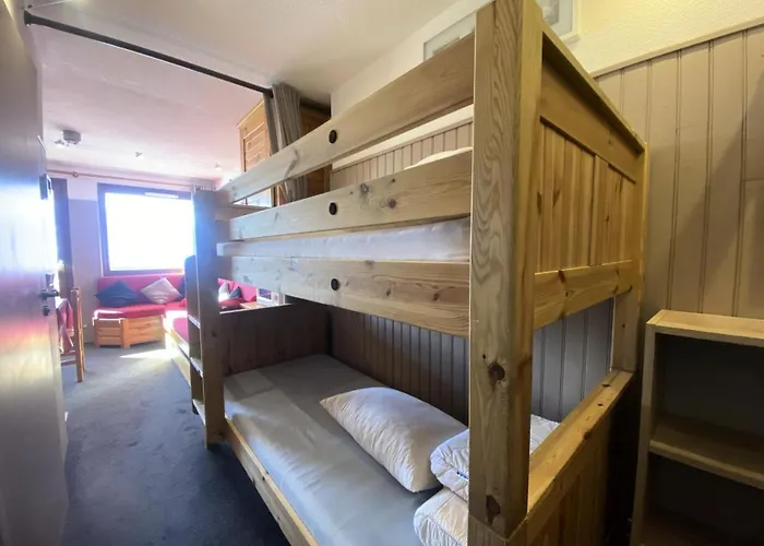 Reine Blanche - Location: Avec Chambre, Balcon Au Sud, Bordure De Pistes Mae-9052 アパート *