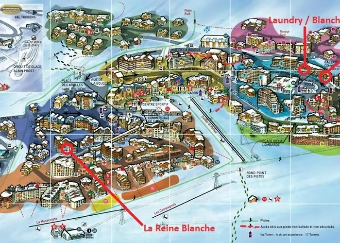 Reine Blanche - Location: Avec Chambre, Balcon Au Sud, Bordure De Pistes Mae-9052